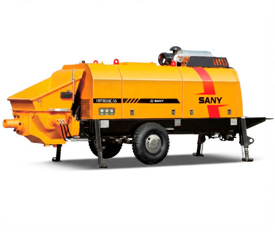 Дизельный стационарный бетононасос ALVERON - мощная подача бетона